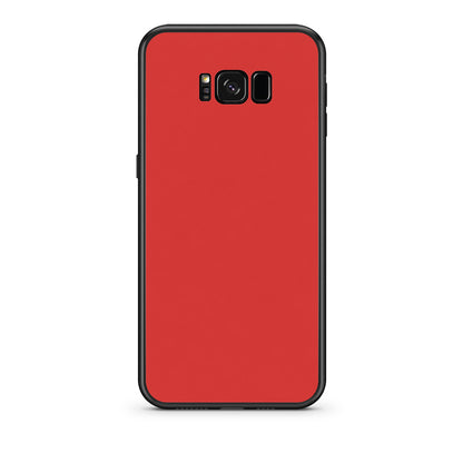 Θήκη Samsung Galaxy S8 Poppy Red από τη Smartfits με σχέδιο στο πίσω μέρος και μαύρο περίβλημα | Samsung Galaxy S8 Poppy Red case with colorful back and black bezels