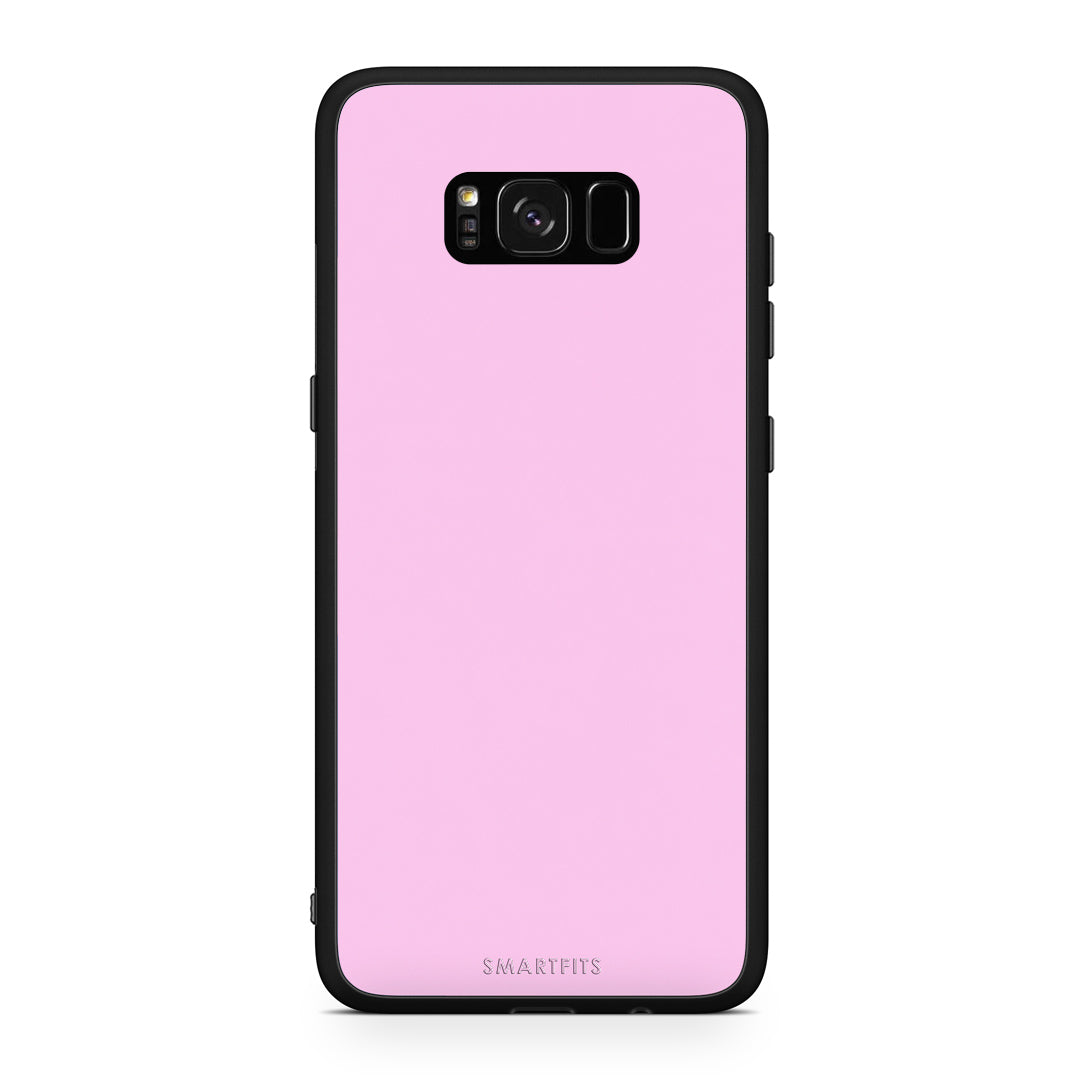 Θήκη Samsung Galaxy S8+ Cotton Candy Pink από τη Smartfits με σχέδιο στο πίσω μέρος και μαύρο περίβλημα | Samsung Galaxy S8+ Cotton Candy Pink case with colorful back and black bezels