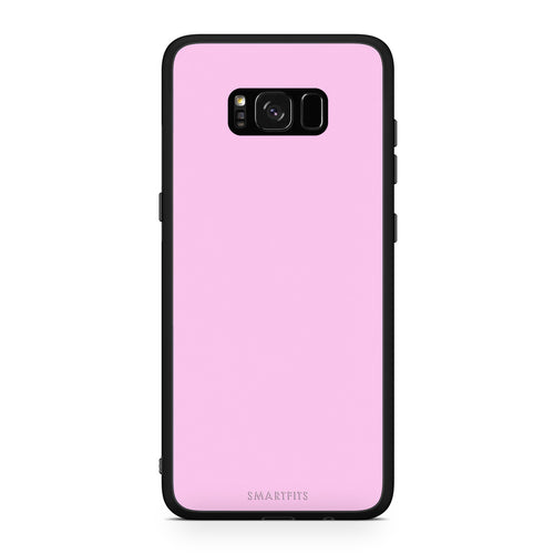 Θήκη Samsung Galaxy S8+ Cotton Candy Pink από τη Smartfits με σχέδιο στο πίσω μέρος και μαύρο περίβλημα | Samsung Galaxy S8+ Cotton Candy Pink case with colorful back and black bezels