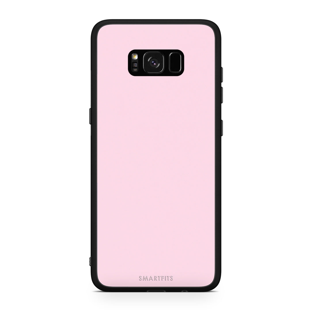 Θήκη Samsung Galaxy S8+ Pale Pink από τη Smartfits με σχέδιο στο πίσω μέρος και μαύρο περίβλημα | Samsung Galaxy S8+ Pale Pink case with colorful back and black bezels