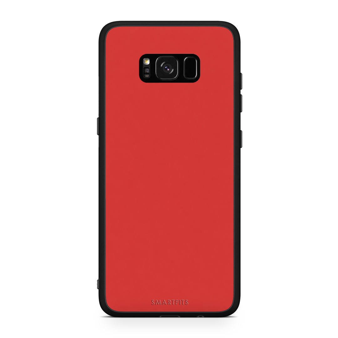 Θήκη Samsung Galaxy S8+ Poppy Red από τη Smartfits με σχέδιο στο πίσω μέρος και μαύρο περίβλημα | Samsung Galaxy S8+ Poppy Red case with colorful back and black bezels