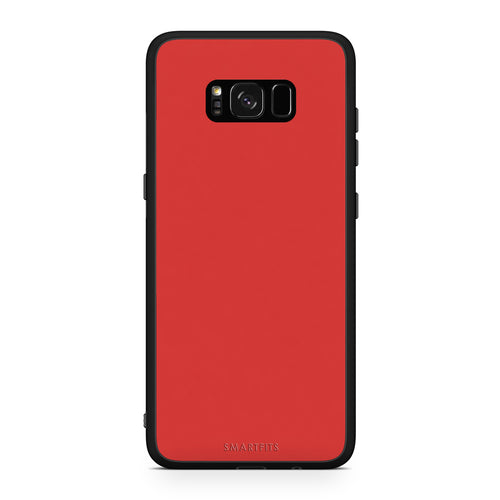 Θήκη Samsung Galaxy S8+ Poppy Red από τη Smartfits με σχέδιο στο πίσω μέρος και μαύρο περίβλημα | Samsung Galaxy S8+ Poppy Red case with colorful back and black bezels