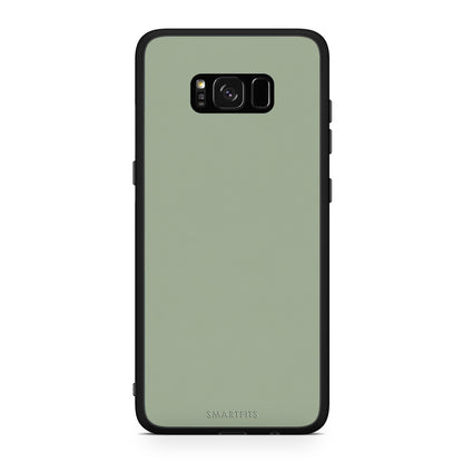 Θήκη Samsung Galaxy S8+ Sage Green από τη Smartfits με σχέδιο στο πίσω μέρος και μαύρο περίβλημα | Samsung Galaxy S8+ Sage Green case with colorful back and black bezels