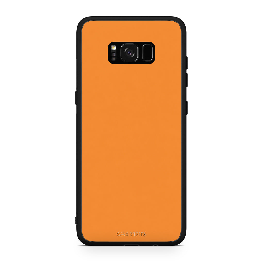 Θήκη Samsung Galaxy S8+ Tangerine Orange από τη Smartfits με σχέδιο στο πίσω μέρος και μαύρο περίβλημα | Samsung Galaxy S8+ Tangerine Orange case with colorful back and black bezels