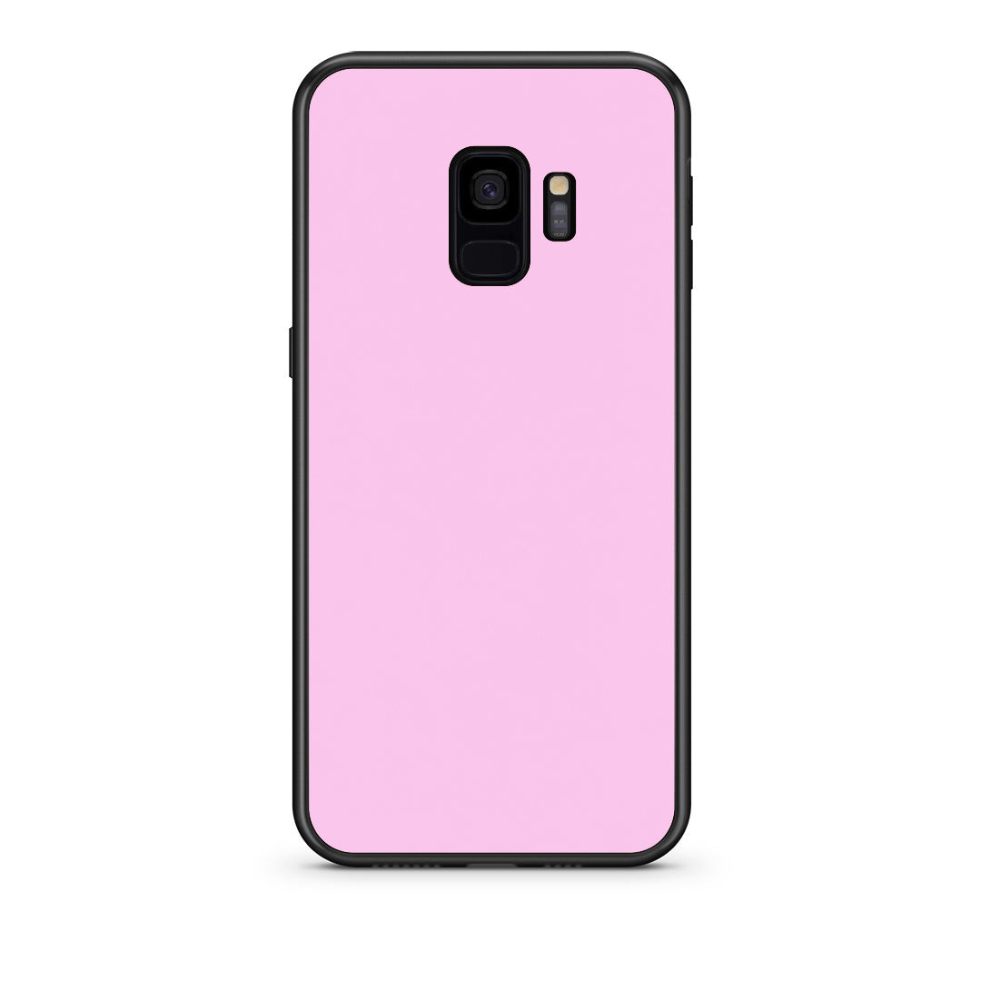 Θήκη Samsung Galaxy S9 Cotton Candy Pink από τη Smartfits με σχέδιο στο πίσω μέρος και μαύρο περίβλημα | Samsung Galaxy S9 Cotton Candy Pink case with colorful back and black bezels