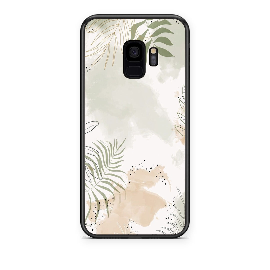 Θήκη Samsung Galaxy S9 Nude Plants από τη Smartfits με σχέδιο στο πίσω μέρος και μαύρο περίβλημα | Samsung Galaxy S9 Nude Plants case with colorful back and black bezels