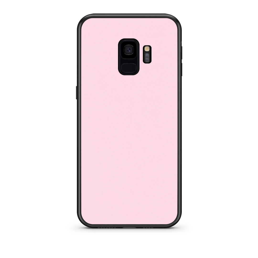 Θήκη Samsung Galaxy S9 Pale Pink από τη Smartfits με σχέδιο στο πίσω μέρος και μαύρο περίβλημα | Samsung Galaxy S9 Pale Pink case with colorful back and black bezels