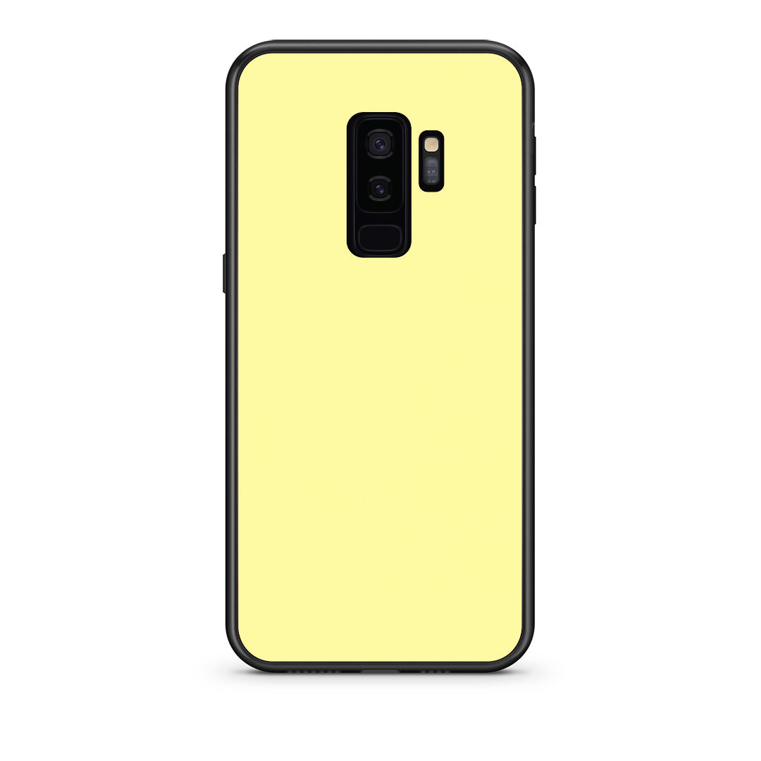 Θήκη Samsung Galaxy S9+ Butter Yellow από τη Smartfits με σχέδιο στο πίσω μέρος και μαύρο περίβλημα | Samsung Galaxy S9+ Butter Yellow case with colorful back and black bezels