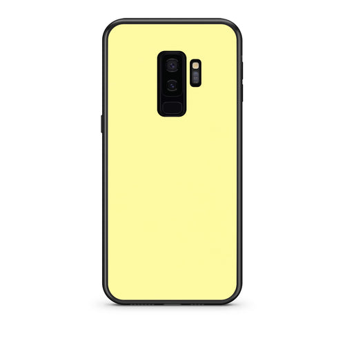 Θήκη Samsung Galaxy S9+ Butter Yellow από τη Smartfits με σχέδιο στο πίσω μέρος και μαύρο περίβλημα | Samsung Galaxy S9+ Butter Yellow case with colorful back and black bezels