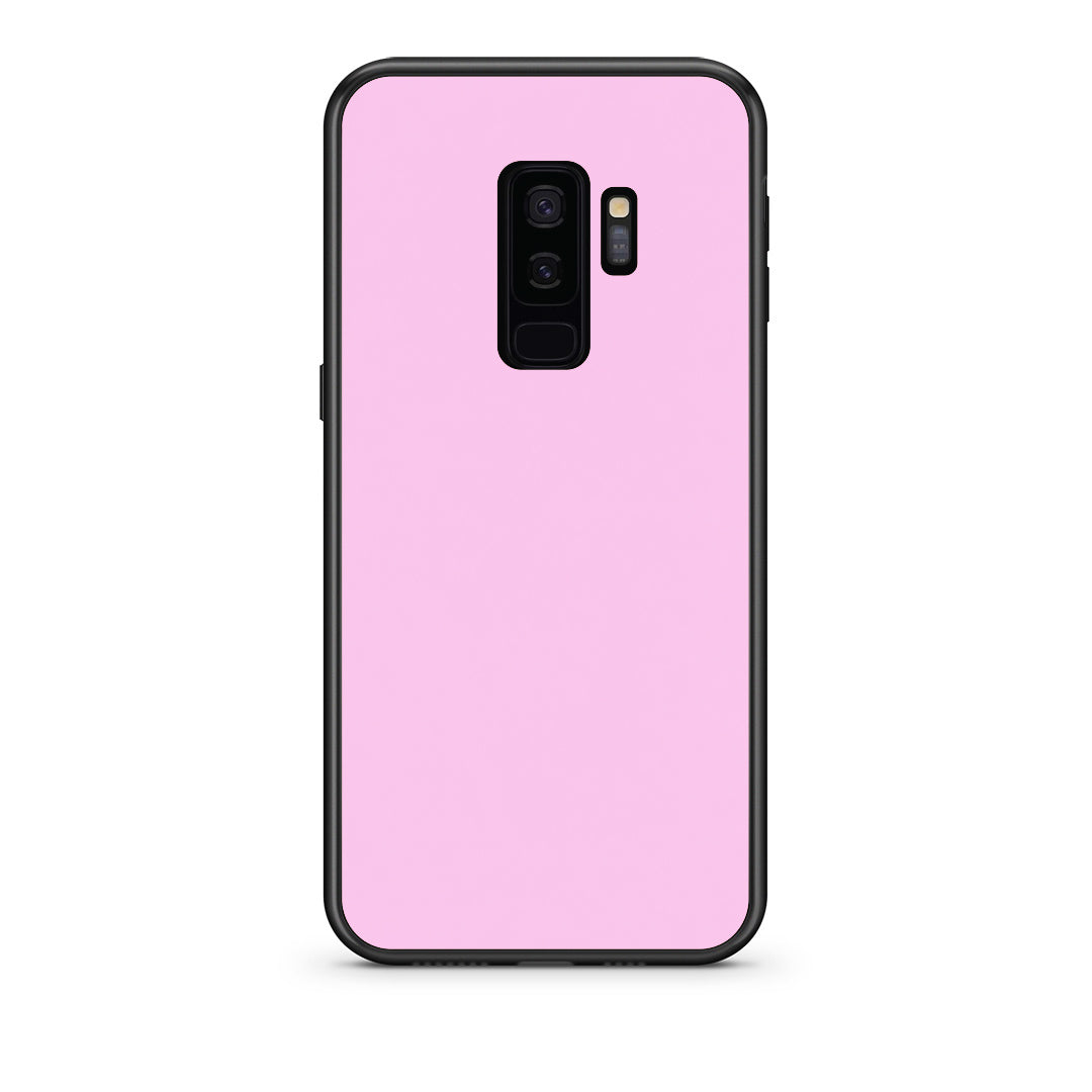 Θήκη Samsung Galaxy S9+ Cotton Candy Pink από τη Smartfits με σχέδιο στο πίσω μέρος και μαύρο περίβλημα | Samsung Galaxy S9+ Cotton Candy Pink case with colorful back and black bezels