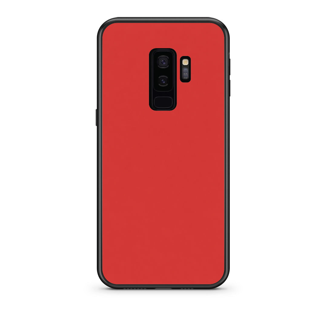 Θήκη Samsung Galaxy S9+ Poppy Red από τη Smartfits με σχέδιο στο πίσω μέρος και μαύρο περίβλημα | Samsung Galaxy S9+ Poppy Red case with colorful back and black bezels