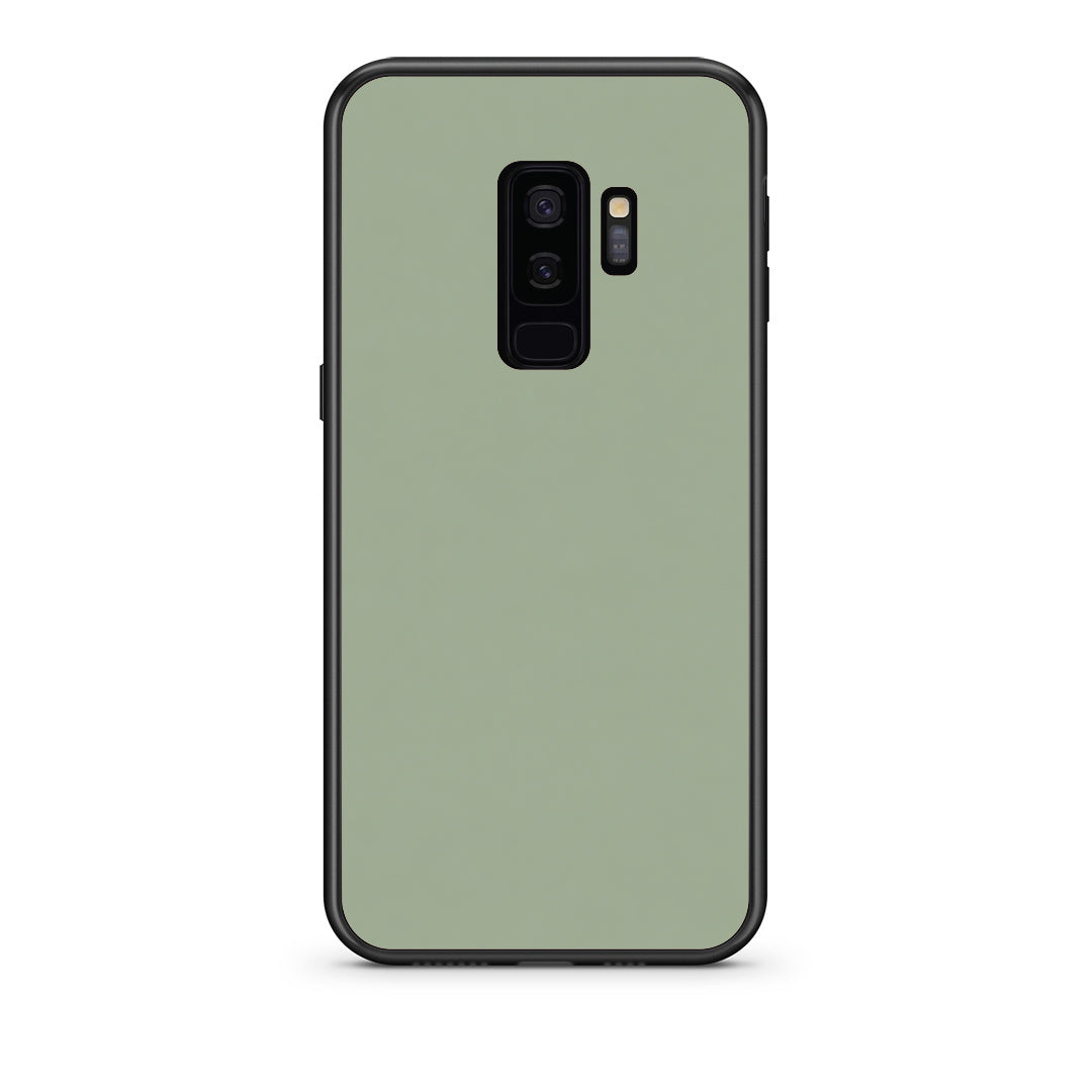 Θήκη Samsung Galaxy S9+ Sage Green από τη Smartfits με σχέδιο στο πίσω μέρος και μαύρο περίβλημα | Samsung Galaxy S9+ Sage Green case with colorful back and black bezels
