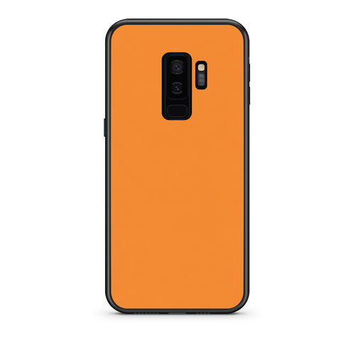Θήκη Samsung Galaxy S9+ Tangerine Orange από τη Smartfits με σχέδιο στο πίσω μέρος και μαύρο περίβλημα | Samsung Galaxy S9+ Tangerine Orange case with colorful back and black bezels