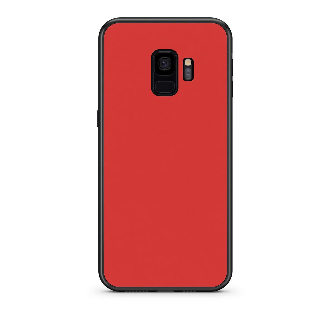 Θήκη Samsung Galaxy S9 Poppy Red από τη Smartfits με σχέδιο στο πίσω μέρος και μαύρο περίβλημα | Samsung Galaxy S9 Poppy Red case with colorful back and black bezels
