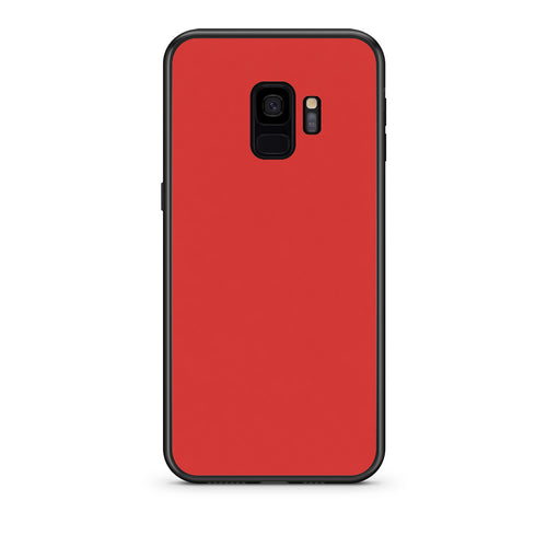 Θήκη Samsung Galaxy S9 Poppy Red από τη Smartfits με σχέδιο στο πίσω μέρος και μαύρο περίβλημα | Samsung Galaxy S9 Poppy Red case with colorful back and black bezels