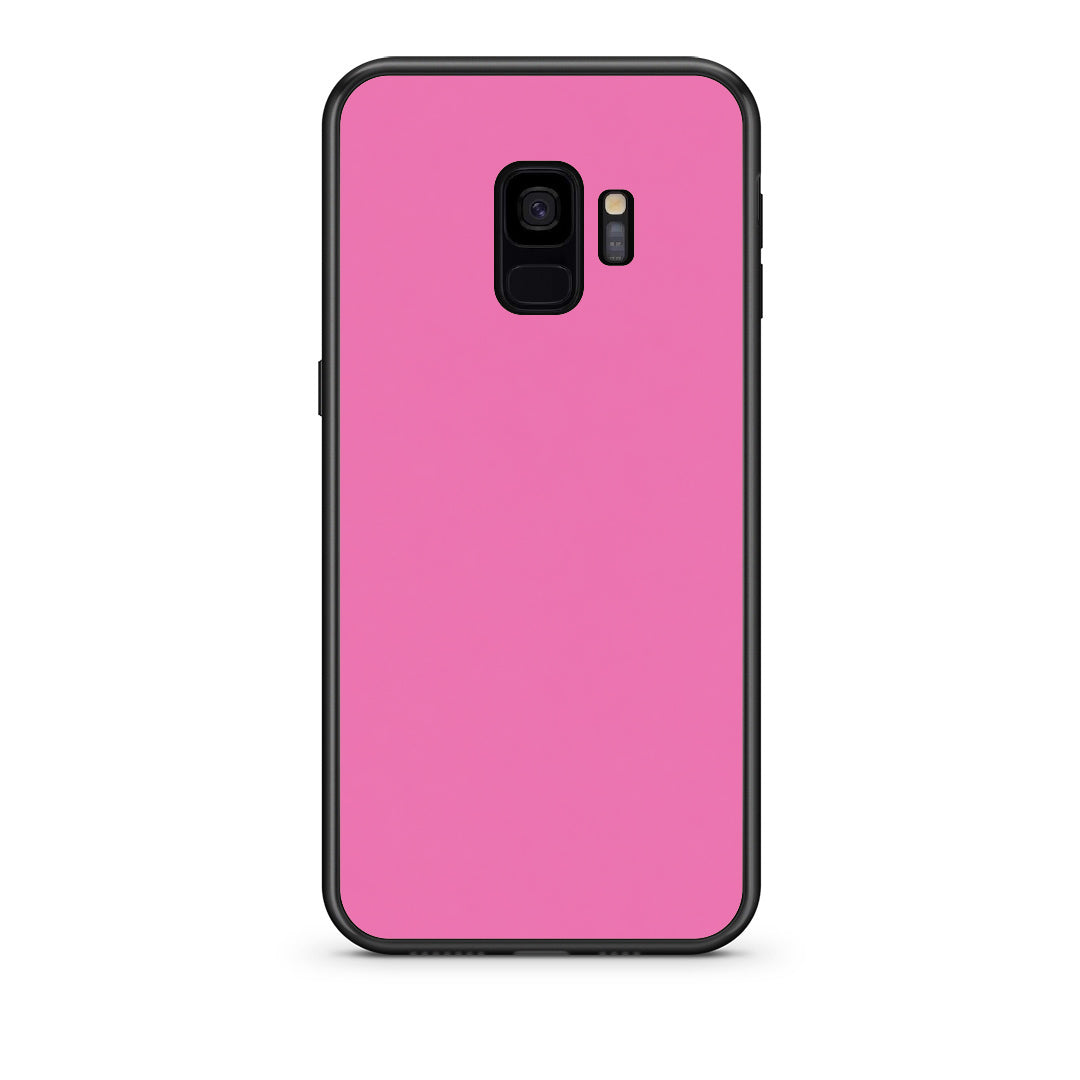 Θήκη Samsung Galaxy S9 Rose Pink από τη Smartfits με σχέδιο στο πίσω μέρος και μαύρο περίβλημα | Samsung Galaxy S9 Rose Pink case with colorful back and black bezels