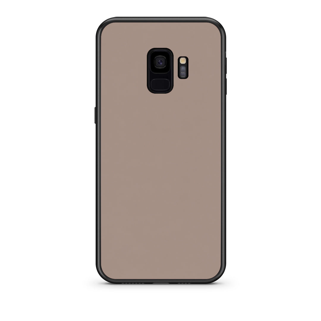 Θήκη Samsung Galaxy S9 Warm Taupe από τη Smartfits με σχέδιο στο πίσω μέρος και μαύρο περίβλημα | Samsung Galaxy S9 Warm Taupe case with colorful back and black bezels