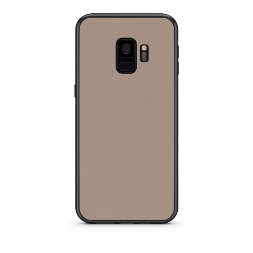 Θήκη Samsung Galaxy S9 Warm Taupe από τη Smartfits με σχέδιο στο πίσω μέρος και μαύρο περίβλημα | Samsung Galaxy S9 Warm Taupe case with colorful back and black bezels