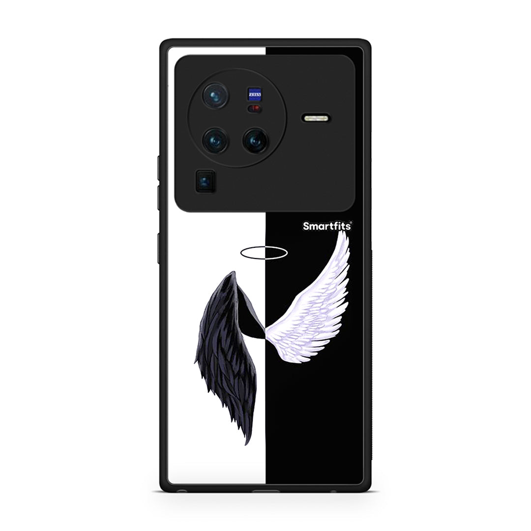 Vivo X80 Pro 5G Angels Demons θήκη από τη Smartfits με σχέδιο στο πίσω μέρος και μαύρο περίβλημα | Smartphone case with colorful back and black bezels by Smartfits