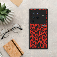 Thumbnail for Animal Red Leopard - Vivo X80 Pro 5G θήκη