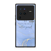 Thumbnail for Vivo X80 Pro 5G Be Yourself θήκη από τη Smartfits με σχέδιο στο πίσω μέρος και μαύρο περίβλημα | Smartphone case with colorful back and black bezels by Smartfits