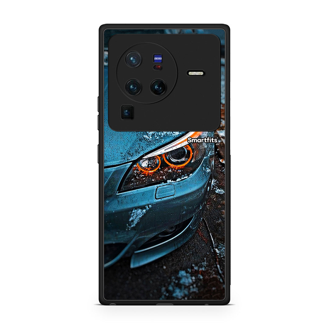 Vivo X80 Pro 5G Bmw E60 Θήκη από τη Smartfits με σχέδιο στο πίσω μέρος και μαύρο περίβλημα | Smartphone case with colorful back and black bezels by Smartfits