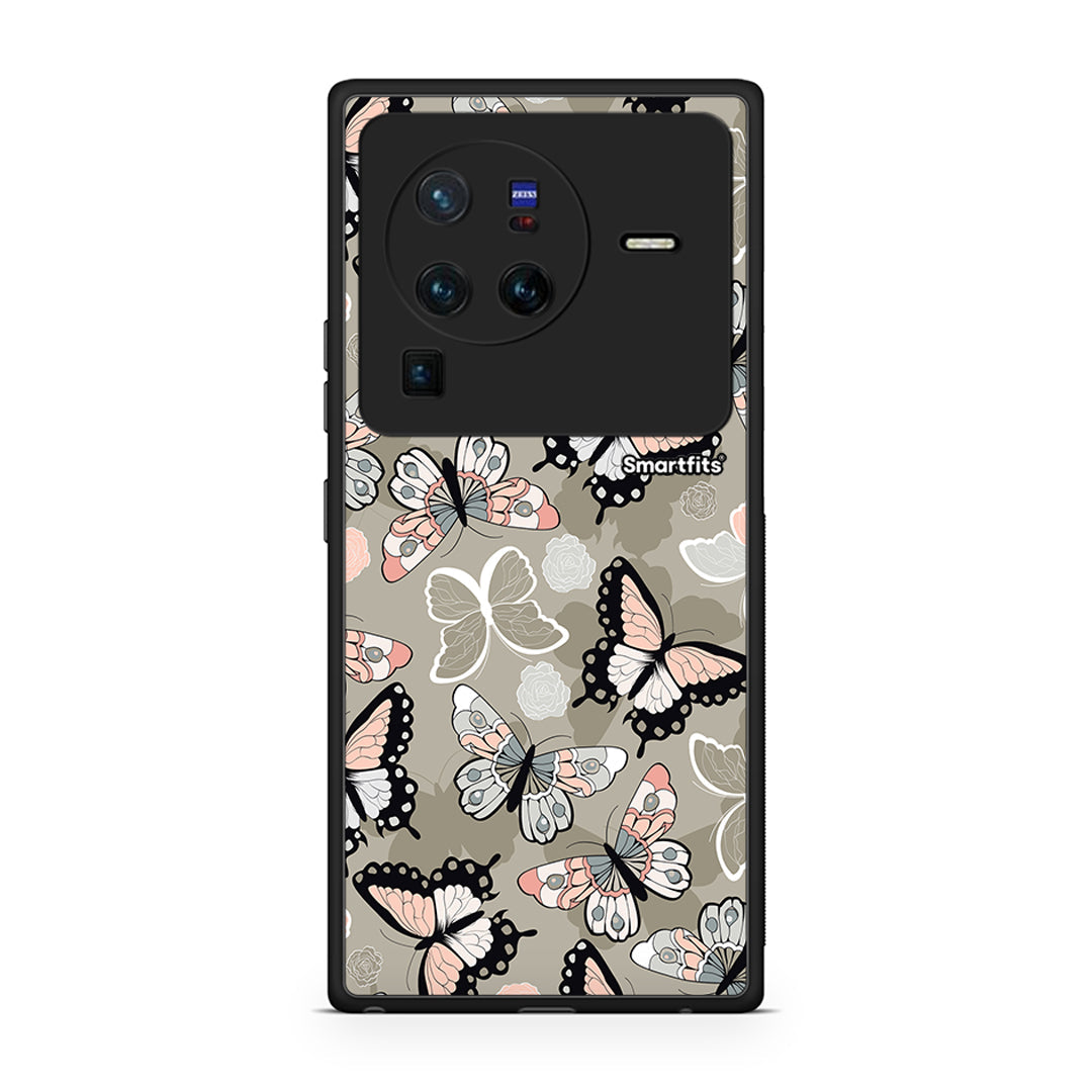 135 - Vivo X80 Pro 5G Butterflies Boho case, cover, bumper