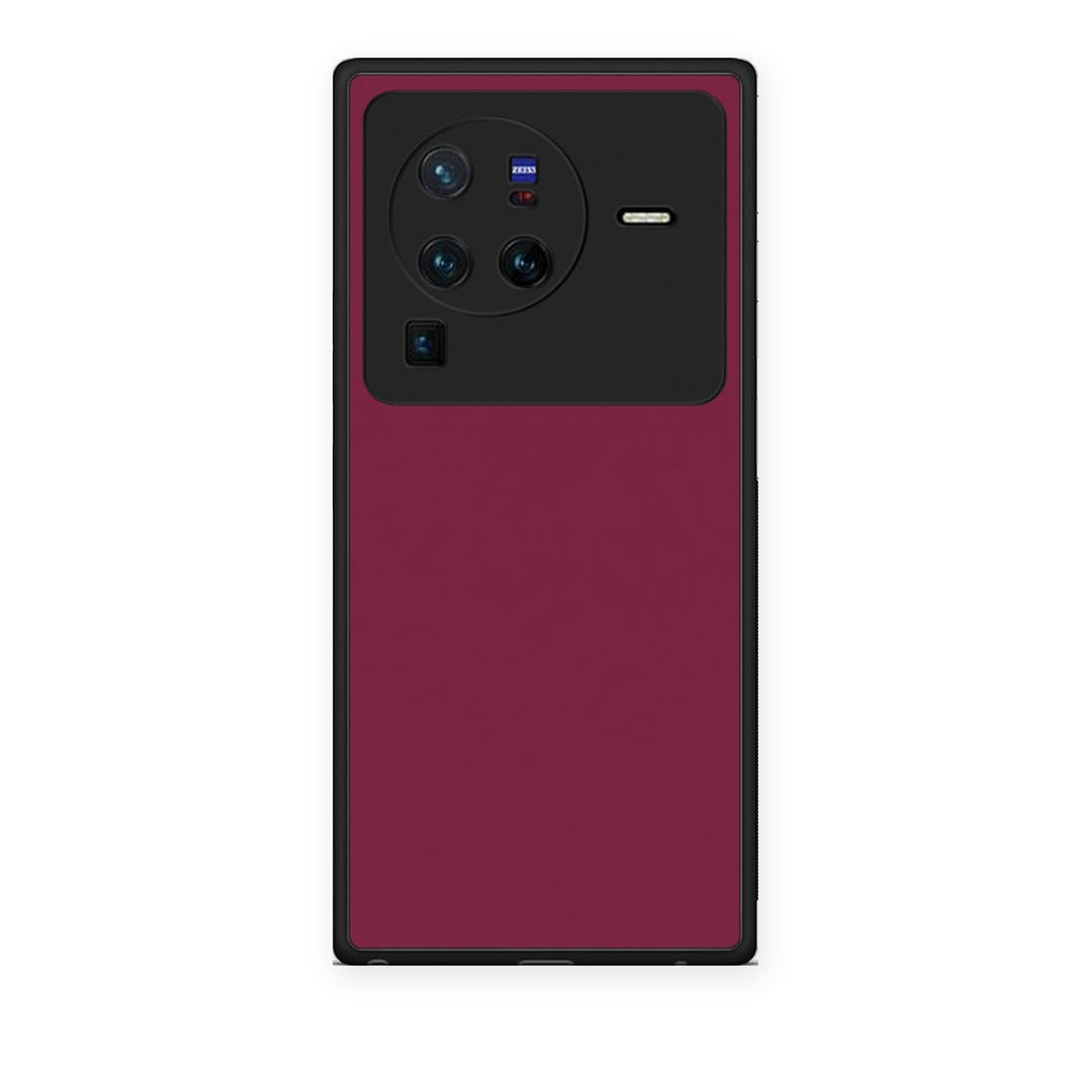 Θήκη Vivo X80 Pro 5G Burgundy από τη Smartfits με σχέδιο στο πίσω μέρος και μαύρο περίβλημα | Vivo X80 Pro 5G Burgundy case with colorful back and black bezels