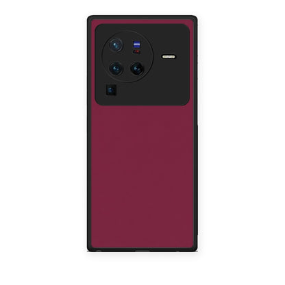 Θήκη Vivo X80 Pro 5G Burgundy από τη Smartfits με σχέδιο στο πίσω μέρος και μαύρο περίβλημα | Vivo X80 Pro 5G Burgundy case with colorful back and black bezels