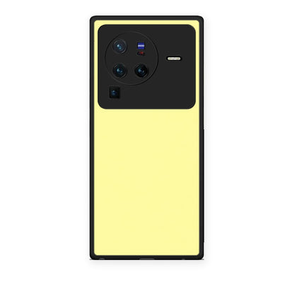 Θήκη Vivo X80 Pro 5G Butter Yellow από τη Smartfits με σχέδιο στο πίσω μέρος και μαύρο περίβλημα | Vivo X80 Pro 5G Butter Yellow case with colorful back and black bezels
