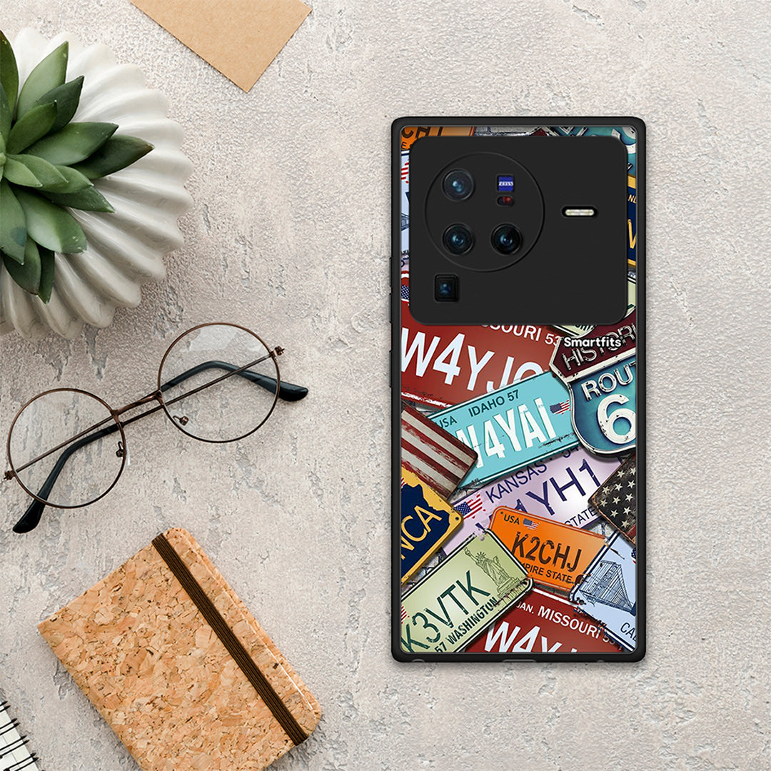 Car Plates - Vivo X80 Pro 5G θήκη