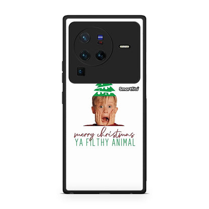 Vivo X80 Pro 5G Filthy Animal θήκη από τη Smartfits με σχέδιο στο πίσω μέρος και μαύρο περίβλημα | Smartphone case with colorful back and black bezels by Smartfits