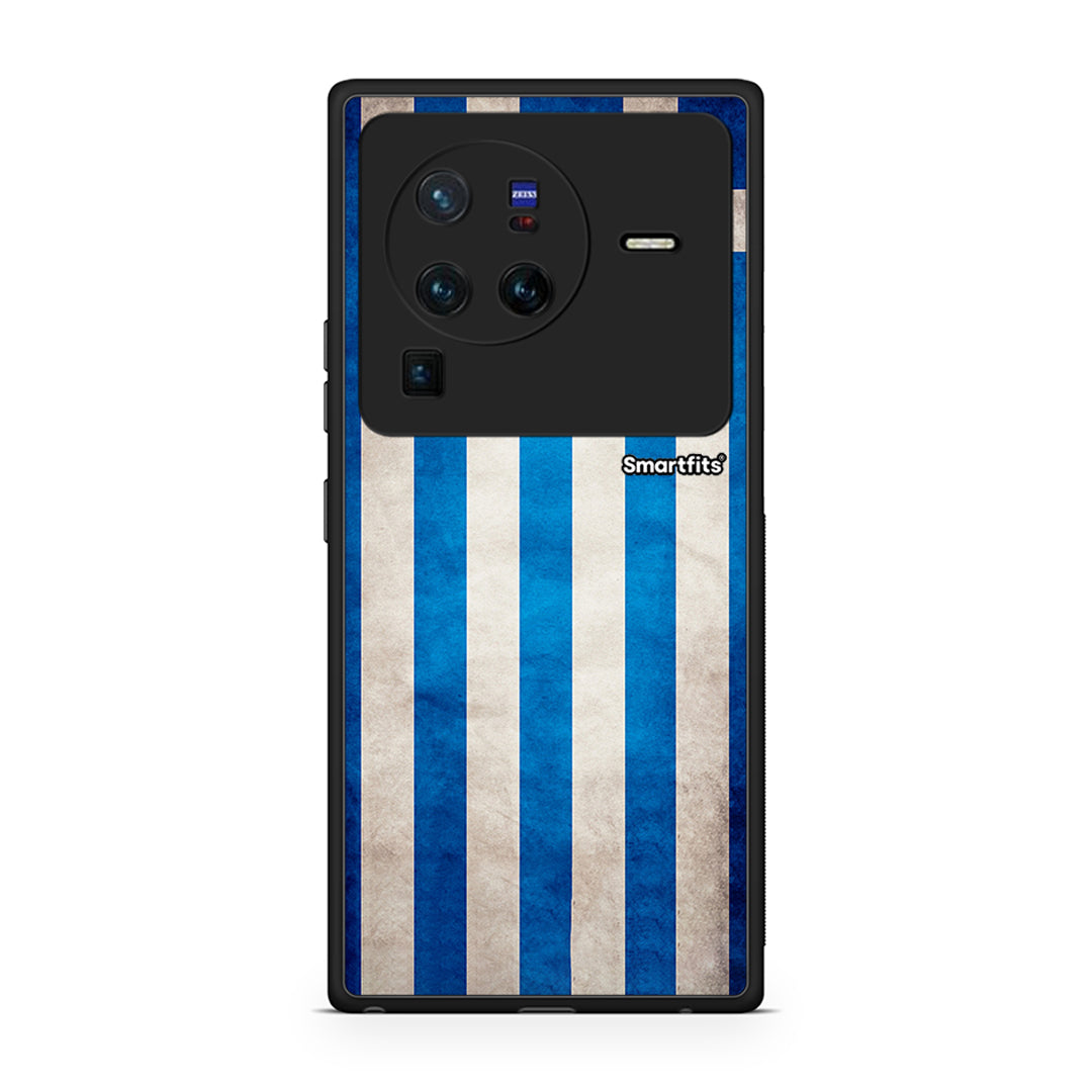 4 - Vivo X80 Pro 5G Greeek Flag case, cover, bumper