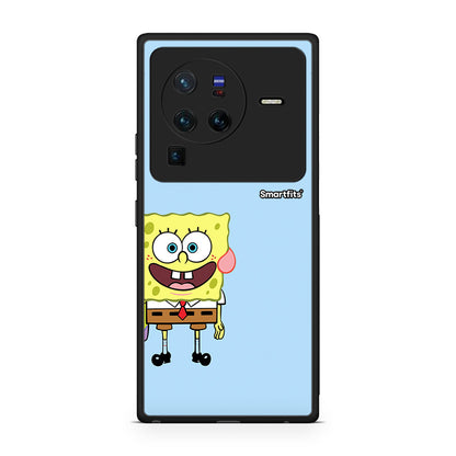 Vivo X80 Pro 5G Friends Bob θήκη από τη Smartfits με σχέδιο στο πίσω μέρος και μαύρο περίβλημα | Smartphone case with colorful back and black bezels by Smartfits