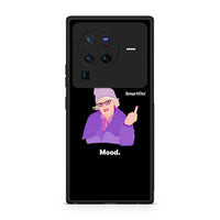 Thumbnail for Vivo X80 Pro 5G Grandma Mood Black θήκη από τη Smartfits με σχέδιο στο πίσω μέρος και μαύρο περίβλημα | Smartphone case with colorful back and black bezels by Smartfits