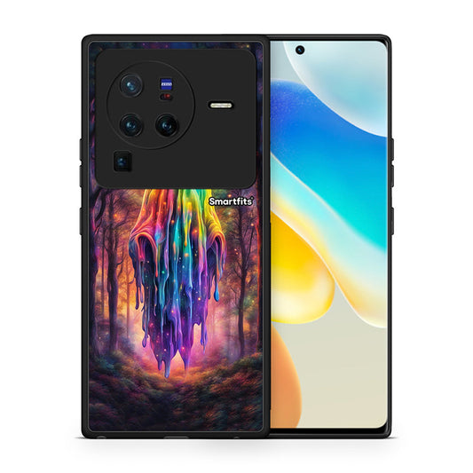 Θήκη Vivo X80 Pro 5G Halloween Ghost από τη Smartfits με σχέδιο στο πίσω μέρος και μαύρο περίβλημα | Vivo X80 Pro 5G Halloween Ghost case with colorful back and black bezels