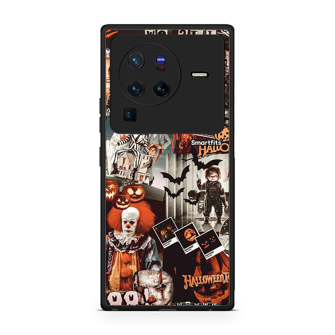 Vivo X80 Pro 5G Halloween Spooky Season Θήκη από τη Smartfits με σχέδιο στο πίσω μέρος και μαύρο περίβλημα | Smartphone case with colorful back and black bezels by Smartfits