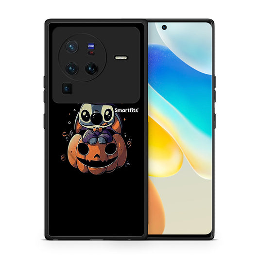 Θήκη Vivo X80 Pro 5G Halloween Stitch από τη Smartfits με σχέδιο στο πίσω μέρος και μαύρο περίβλημα | Vivo X80 Pro 5G Halloween Stitch case with colorful back and black bezels