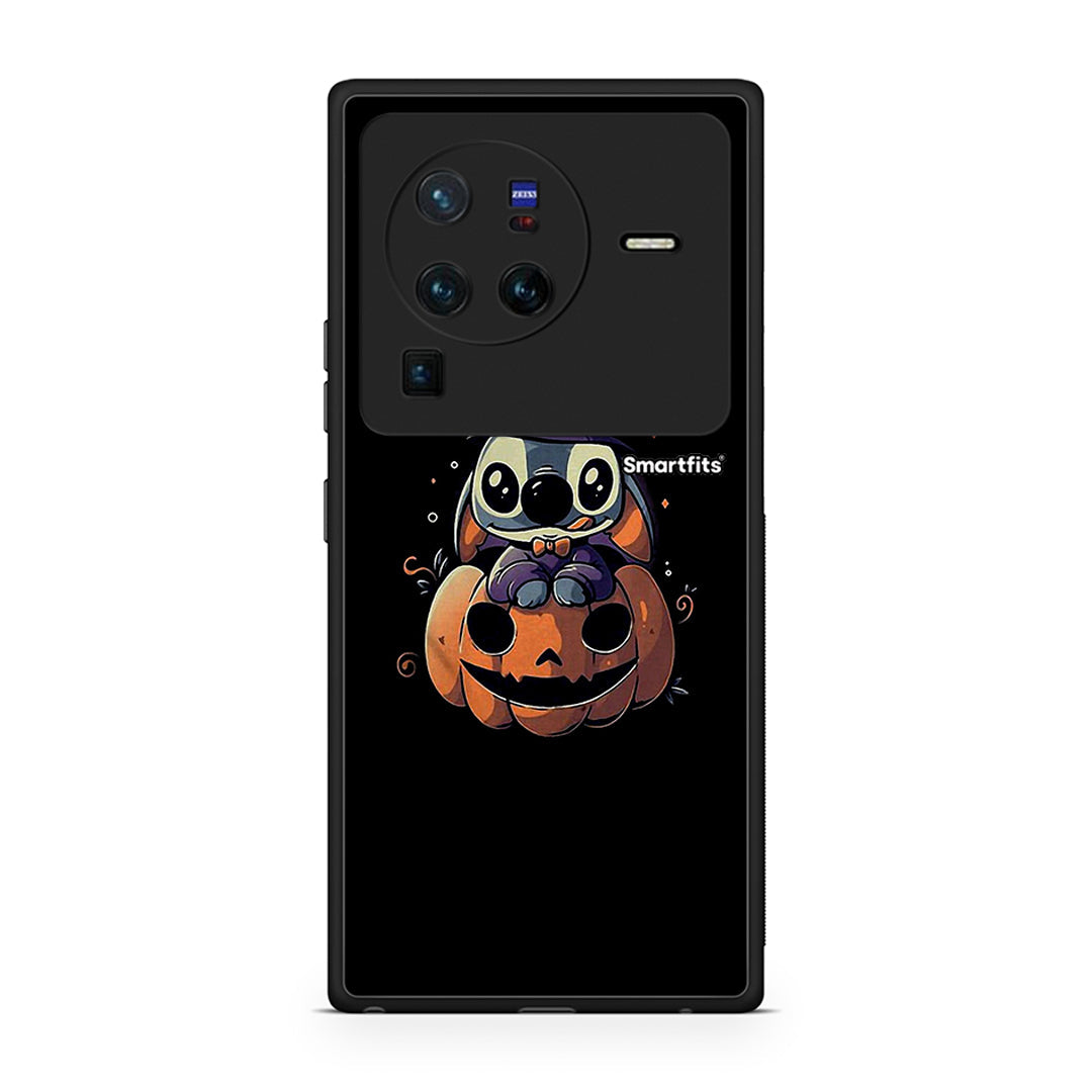 Vivo X80 Pro 5G Halloween Stitch θήκη από τη Smartfits με σχέδιο στο πίσω μέρος και μαύρο περίβλημα | Smartphone case with colorful back and black bezels by Smartfits
