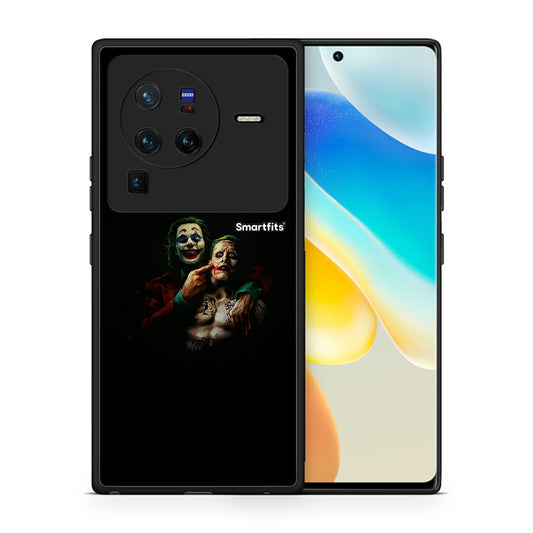 Θήκη Vivo X80 Pro 5G Clown Hero από τη Smartfits με σχέδιο στο πίσω μέρος και μαύρο περίβλημα | Vivo X80 Pro 5G Clown Hero case with colorful back and black bezels