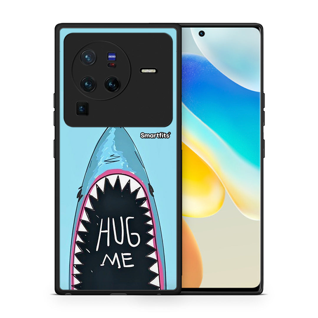 Θήκη Vivo X80 Pro 5G Hug Me από τη Smartfits με σχέδιο στο πίσω μέρος και μαύρο περίβλημα | Vivo X80 Pro 5G Hug Me case with colorful back and black bezels