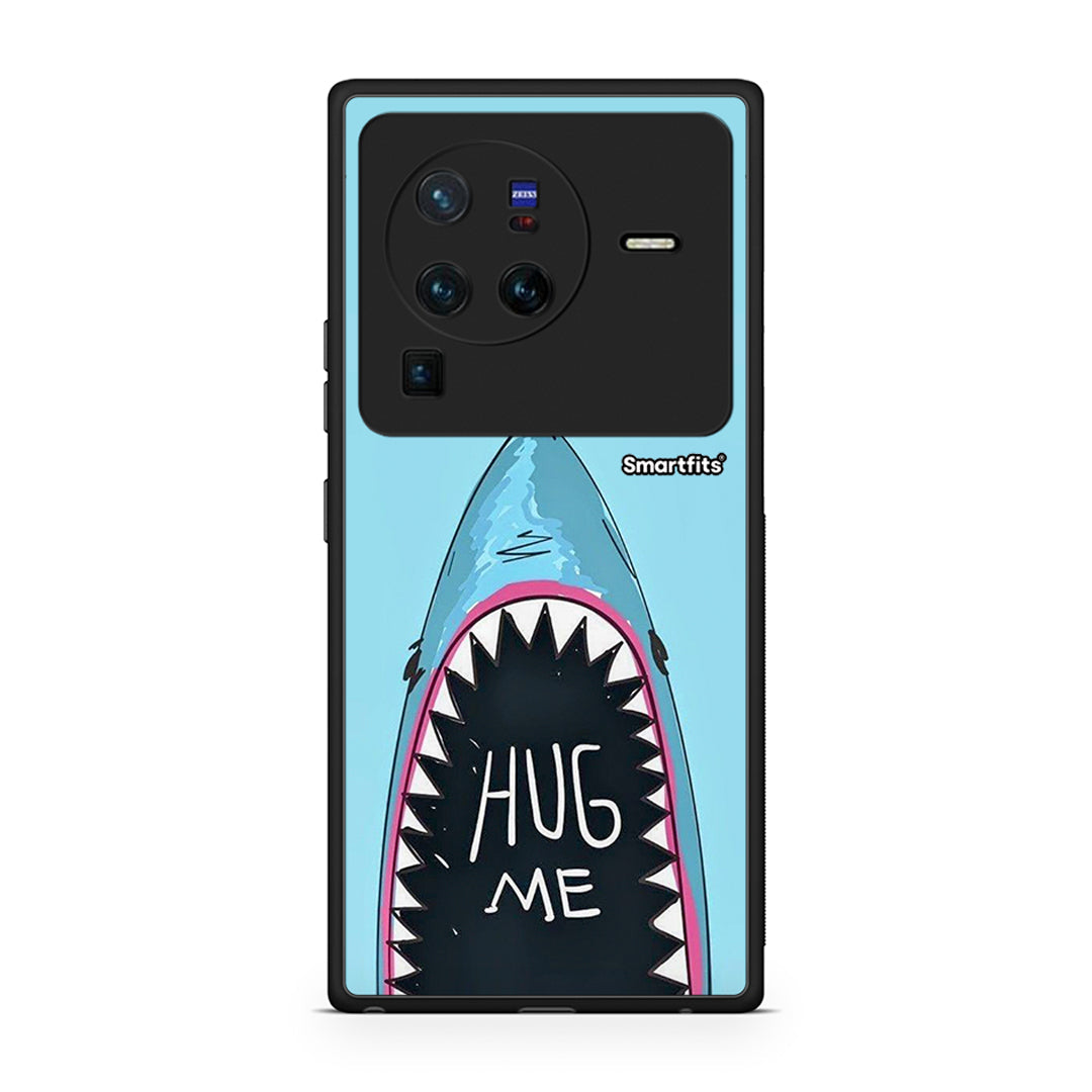 Vivo X80 Pro 5G Hug Me θήκη από τη Smartfits με σχέδιο στο πίσω μέρος και μαύρο περίβλημα | Smartphone case with colorful back and black bezels by Smartfits