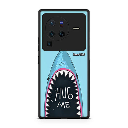 Vivo X80 Pro 5G Hug Me θήκη από τη Smartfits με σχέδιο στο πίσω μέρος και μαύρο περίβλημα | Smartphone case with colorful back and black bezels by Smartfits