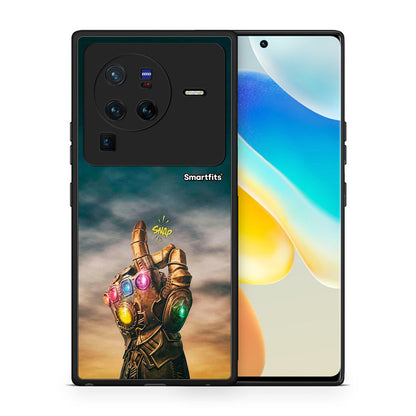 Θήκη Vivo X80 Pro 5G Infinity Snap από τη Smartfits με σχέδιο στο πίσω μέρος και μαύρο περίβλημα | Vivo X80 Pro 5G Infinity Snap case with colorful back and black bezels