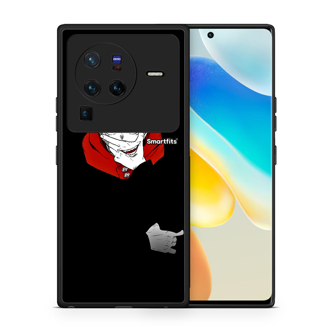 Θήκη Vivo X80 Pro 5G Itadori Anime από τη Smartfits με σχέδιο στο πίσω μέρος και μαύρο περίβλημα | Vivo X80 Pro 5G Itadori Anime case with colorful back and black bezels