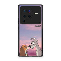 Thumbnail for Vivo X80 Pro 5G Lady And Tramp θήκη από τη Smartfits με σχέδιο στο πίσω μέρος και μαύρο περίβλημα | Smartphone case with colorful back and black bezels by Smartfits