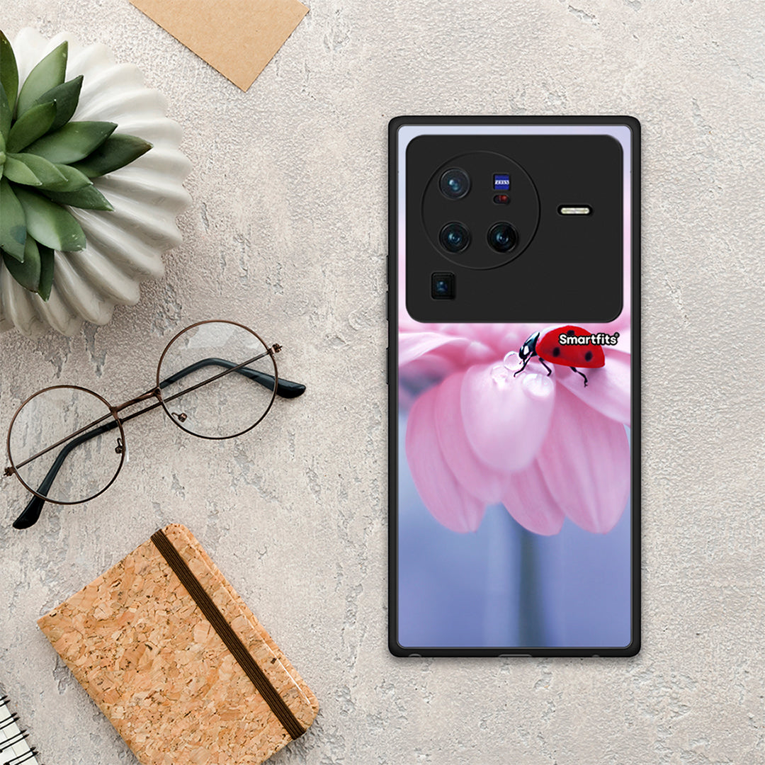 Ladybug Flower - Vivo X80 Pro 5G θήκη