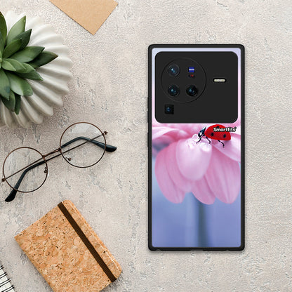 Ladybug Flower - Vivo X80 Pro 5G θήκη