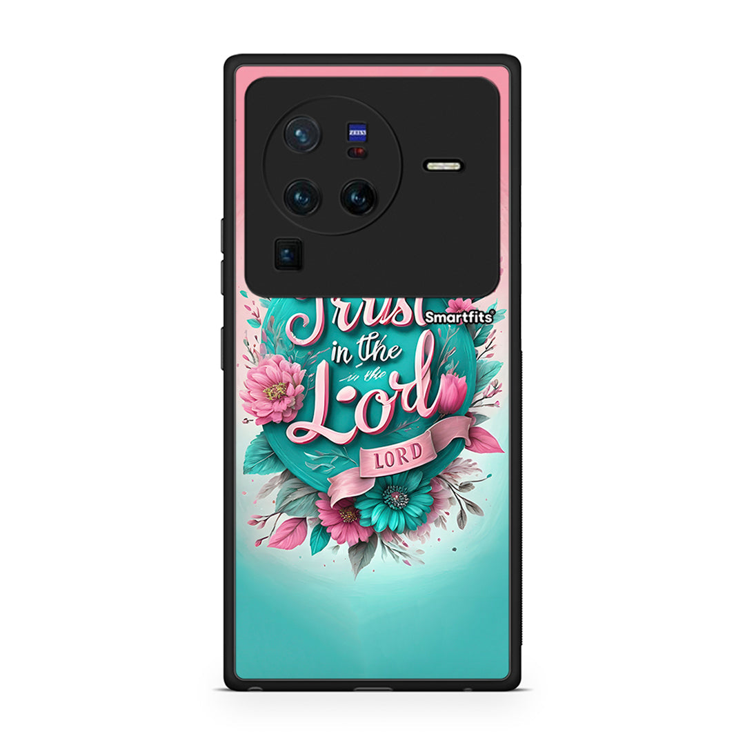 Vivo X80 Pro 5G Lord Trust θήκη από τη Smartfits με σχέδιο στο πίσω μέρος και μαύρο περίβλημα | Smartphone case with colorful back and black bezels by Smartfits