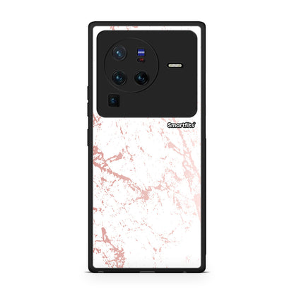 116 - Vivo X80 Pro 5G Pink Splash Marble case, cover, bumper